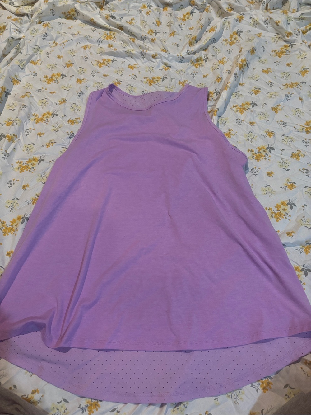 Avia Lavender Scoop Neck Tank Top